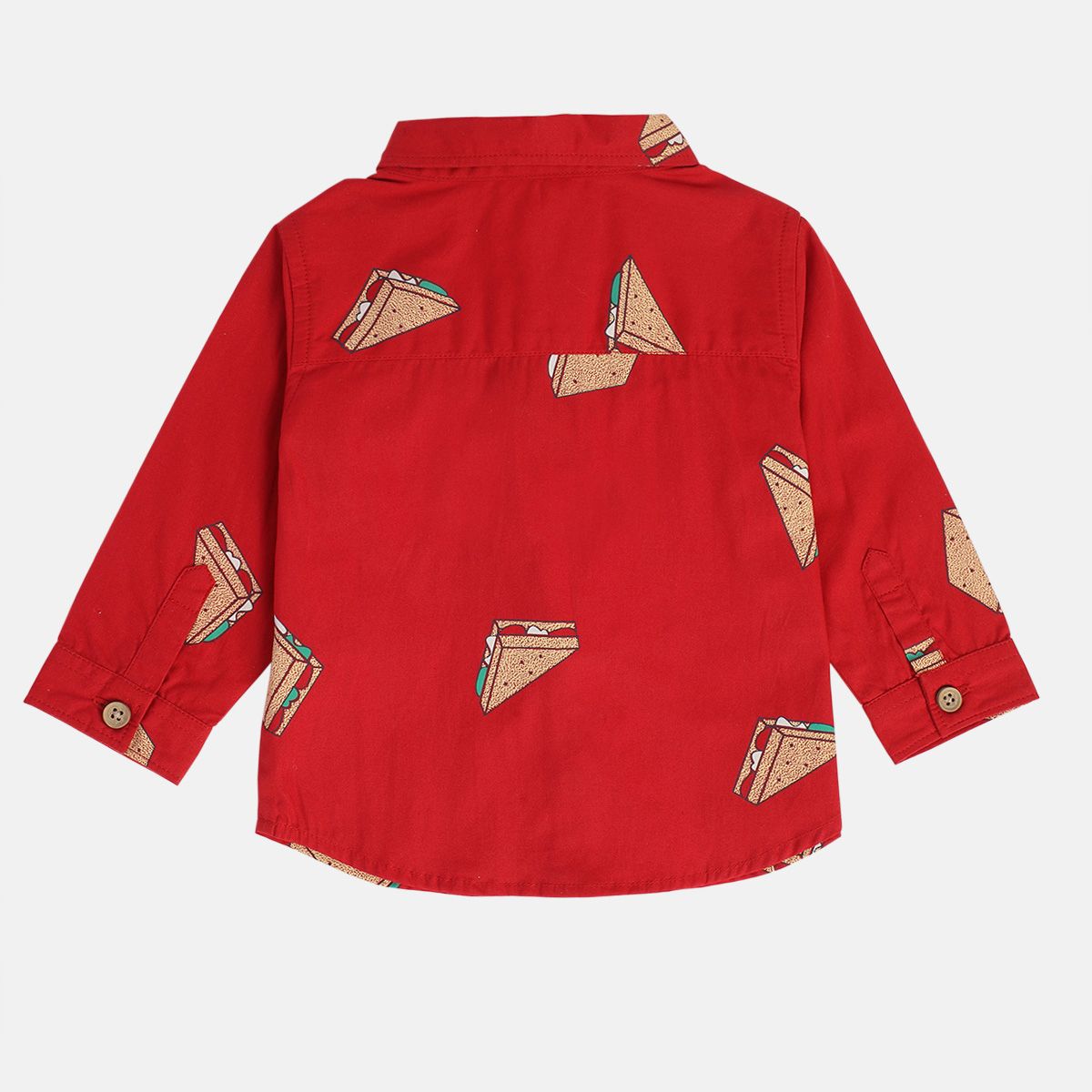 Boys Red Pack Of 1 Shirt