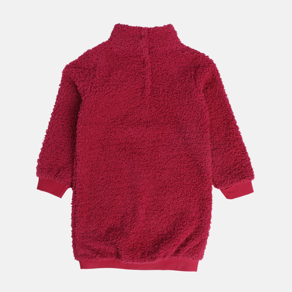 Girls Maroon Pack Of 1 Dress