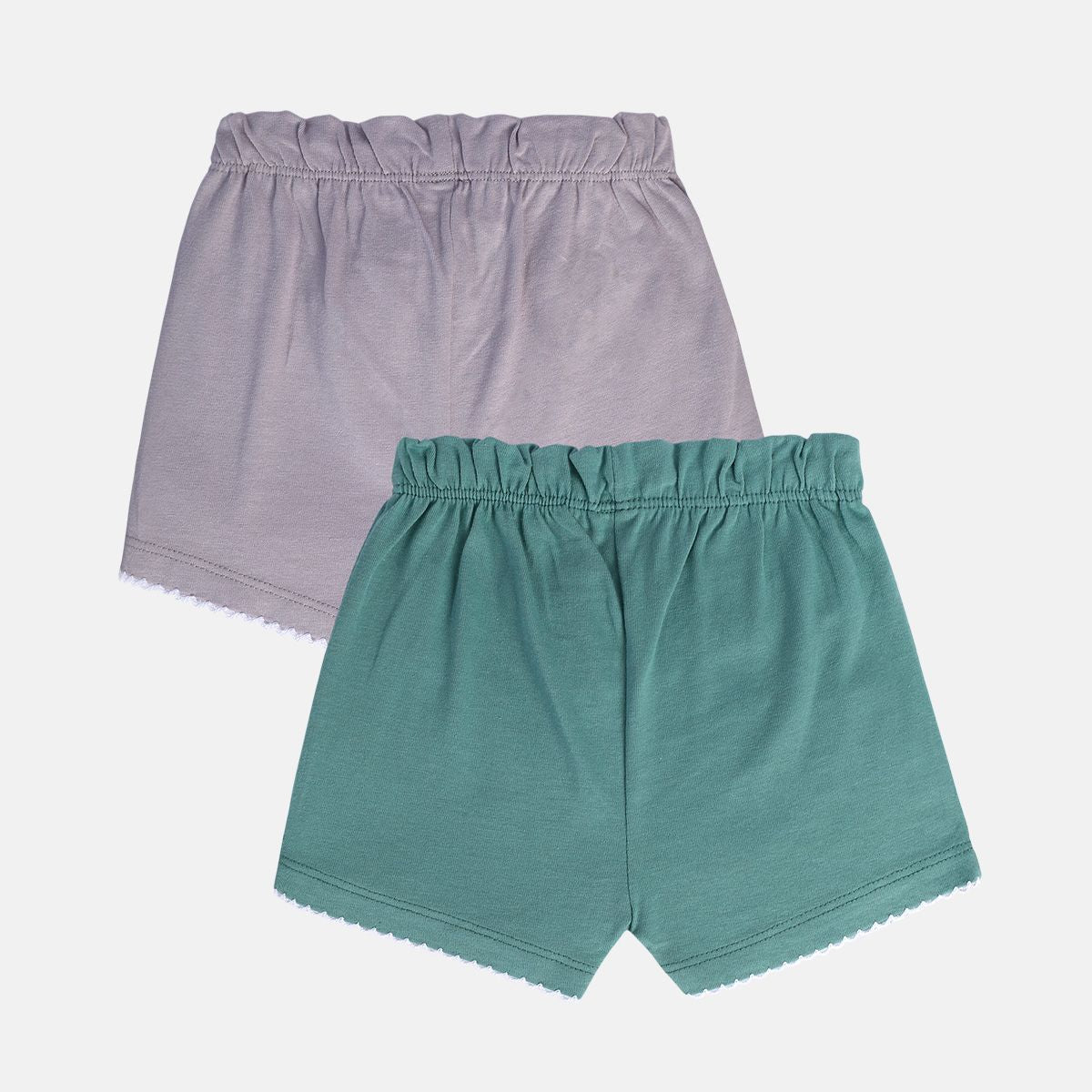 Girls Multicolor Pack Of 2 Shorts