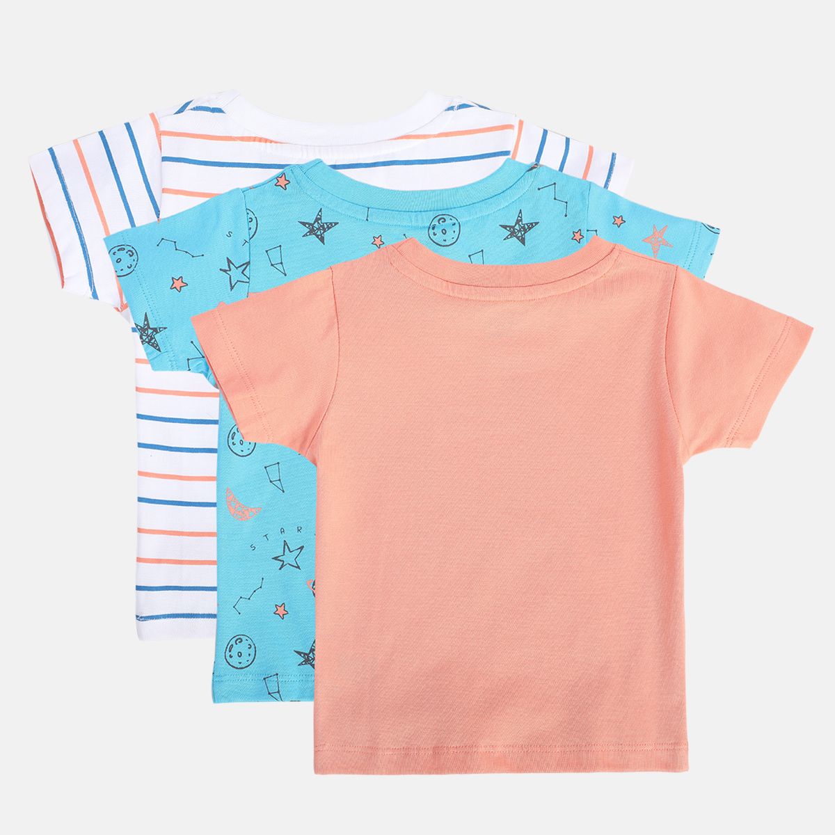 Boys Multicolor Pack Of 3 T-Shirt