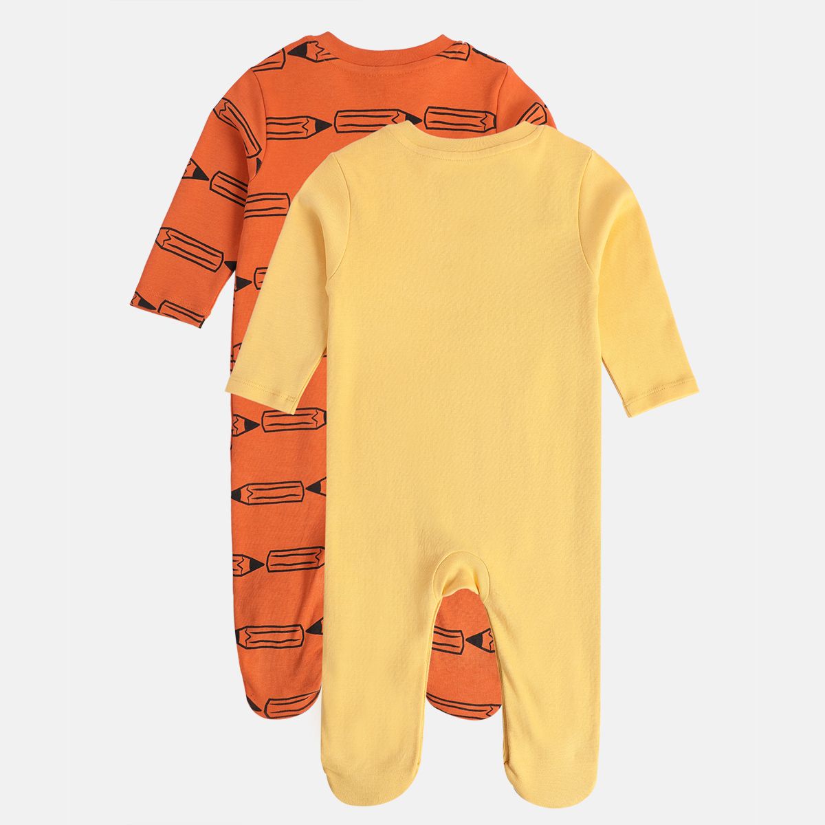 Boys Multicolor Pack Of 2 Sleep Suit