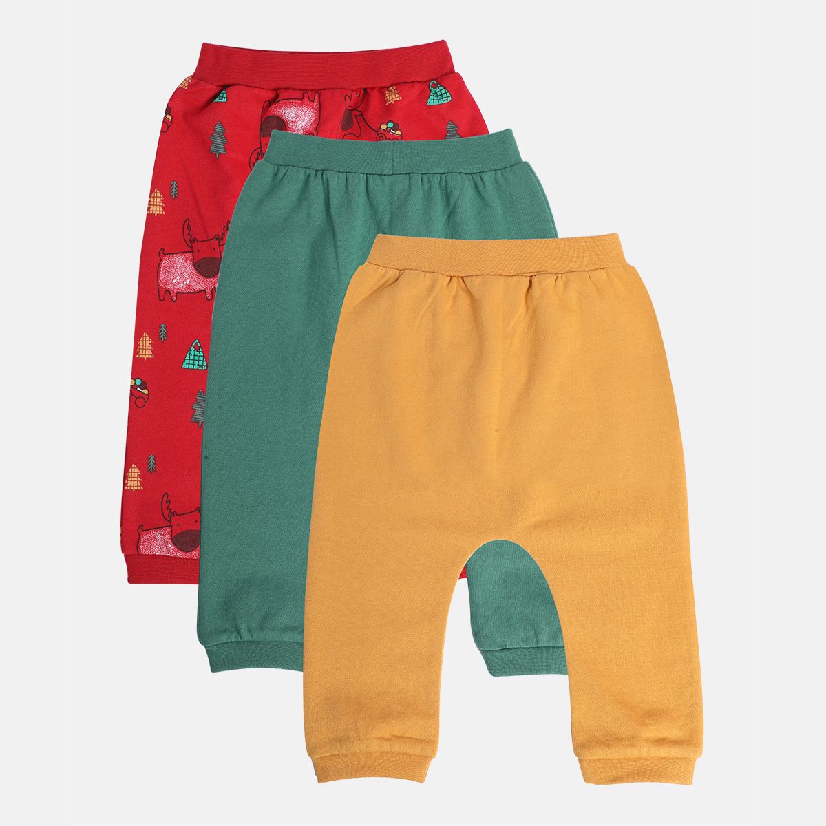 Boys Off White Knit Bottom