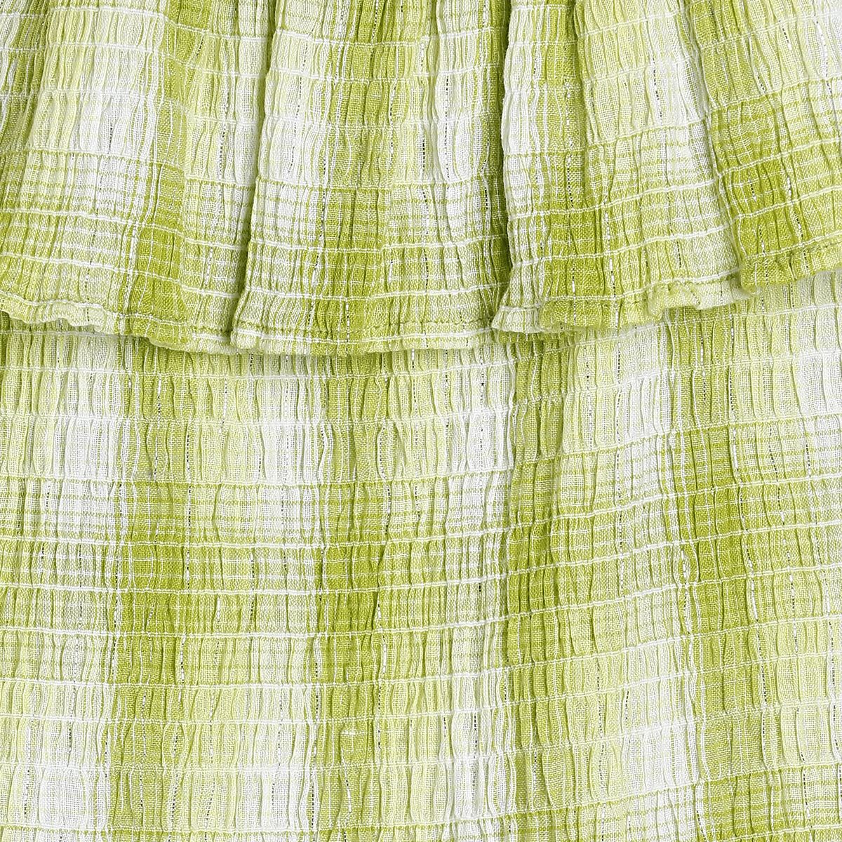 Girls Green Woven Top