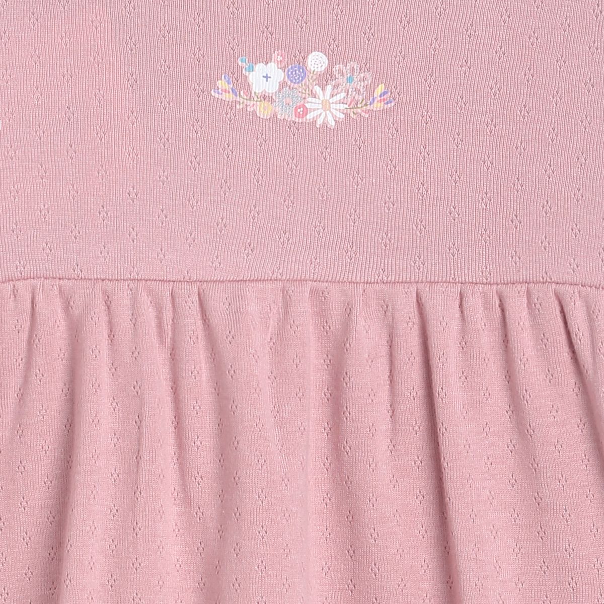 Pack of 1 knit dress - pink for 0-3 Months