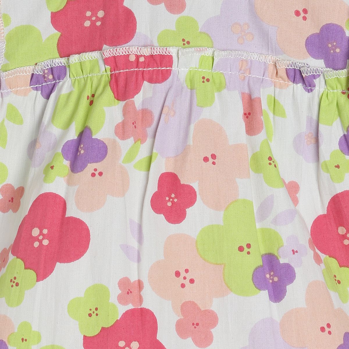 Girls White Pink Pack Of 1 Woven Top