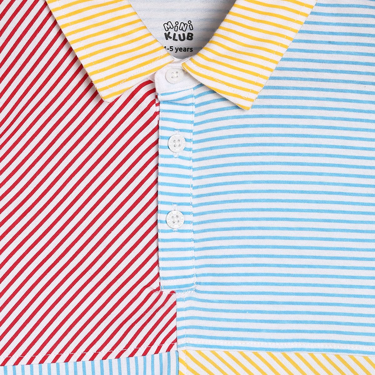 Boys Multicolor Pack Of 1 Polo