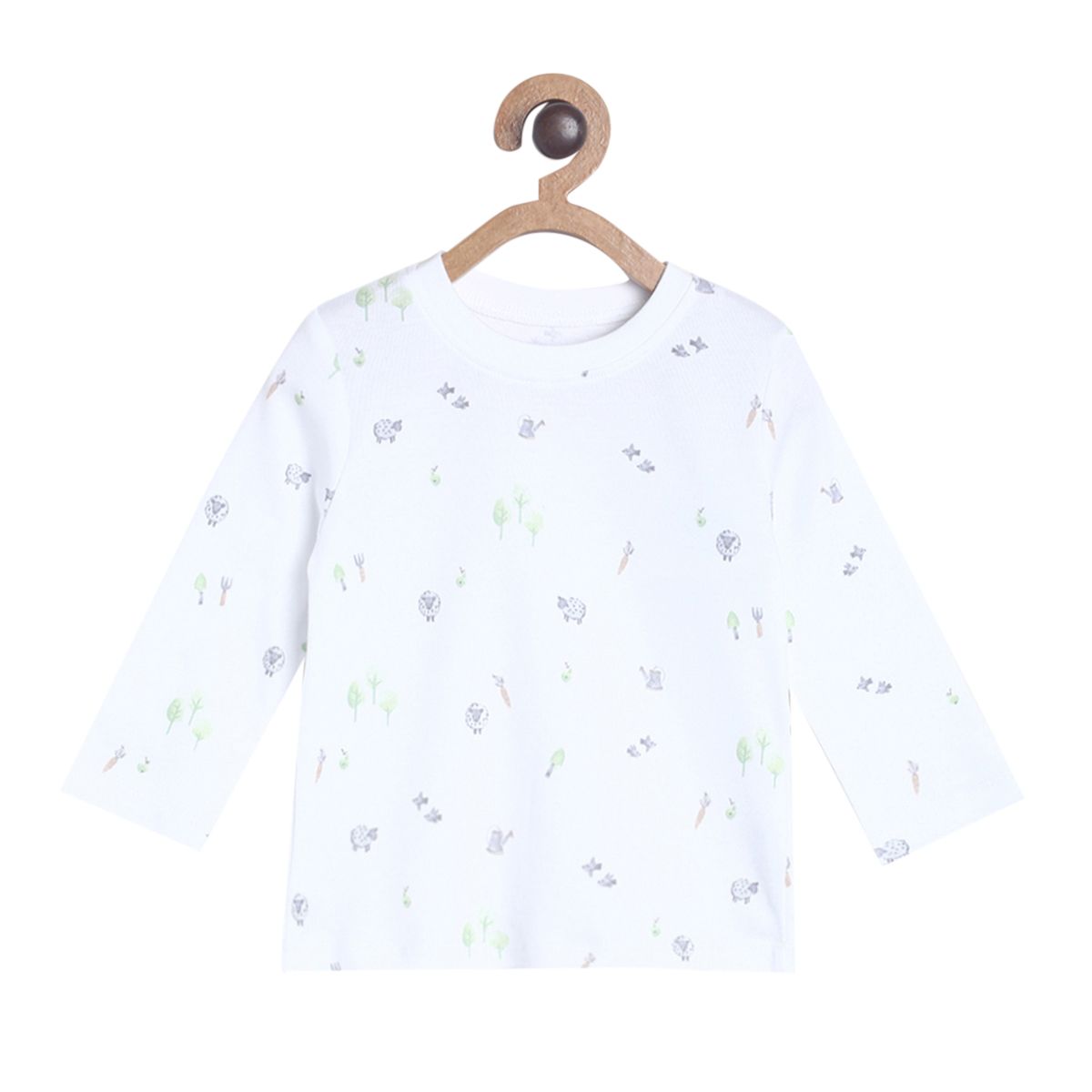 Pack of 2 t-shirt and bottom set - lime for 0-3 Months