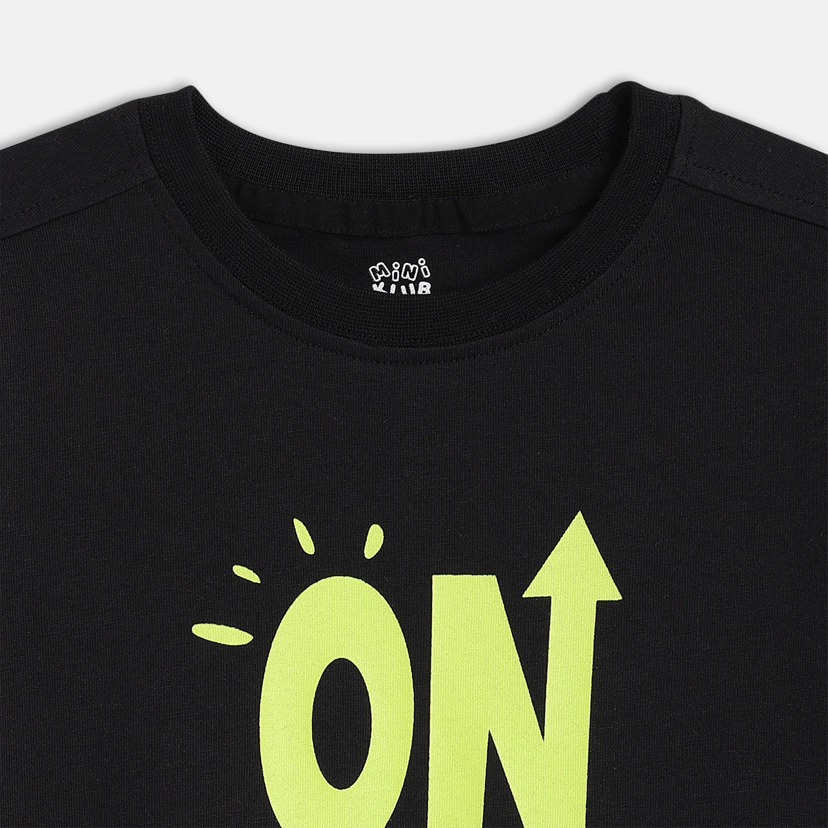 Boys Black Short Sleeve T-Shirt