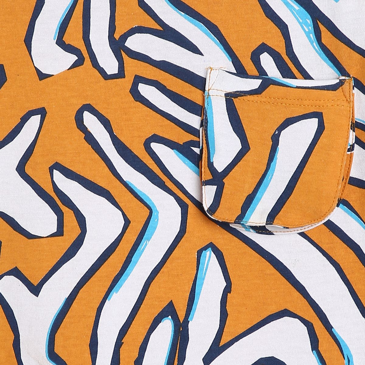 Boys White/Brown T-Shirt