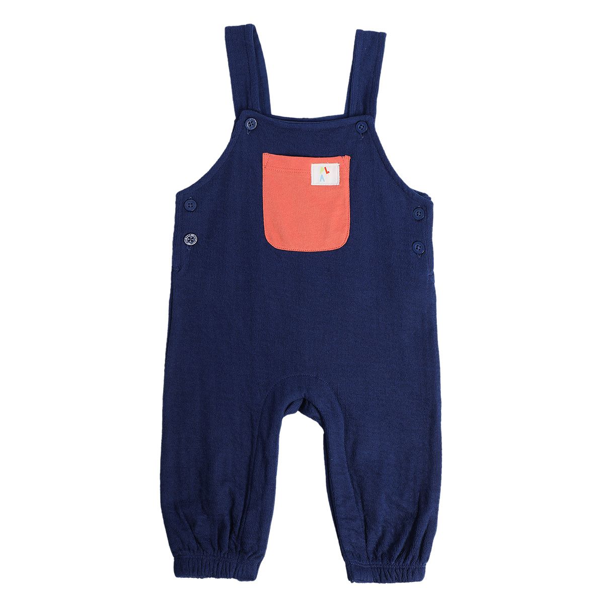 Boys Multicolor Pack Of 2 Dungaree Set
