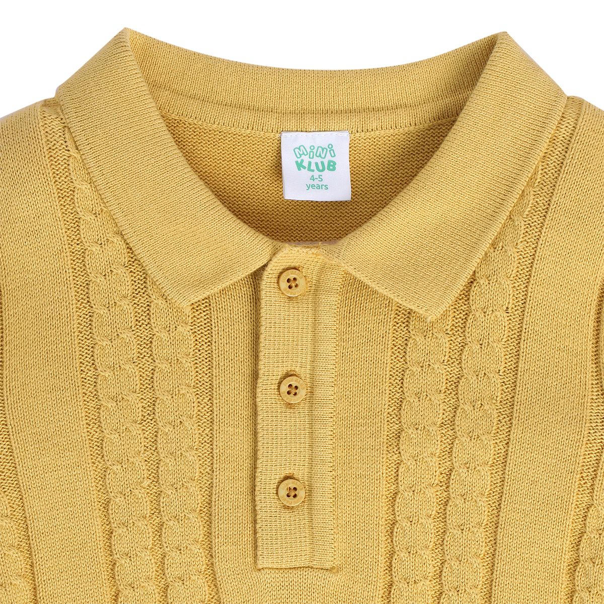 Boys Mustard Polo