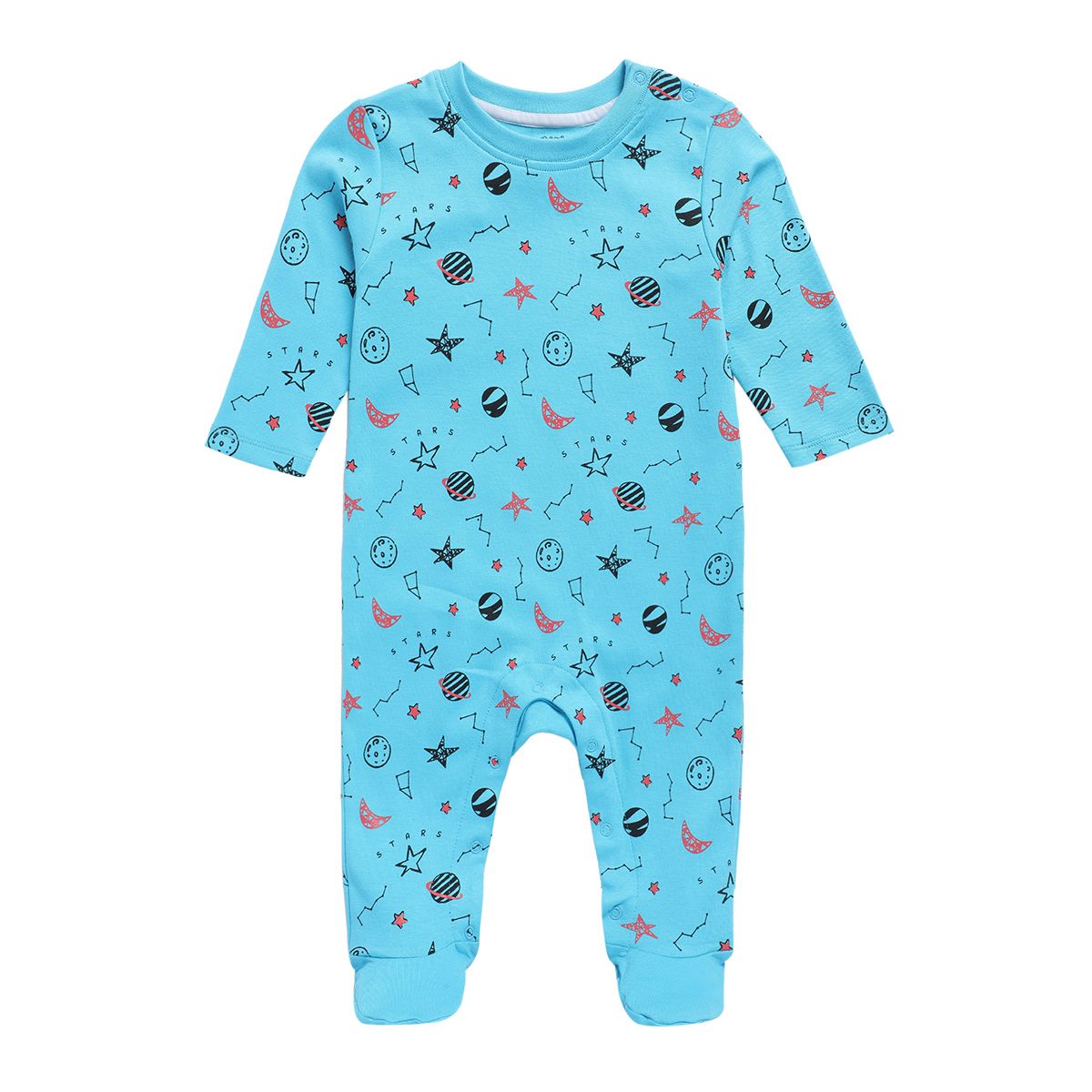 Boys Multicolor Pack Of 2 Sleep Suit
