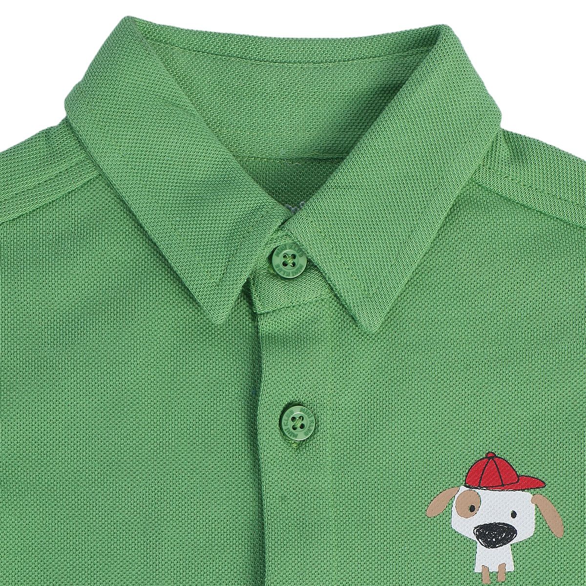 Boys Green Pack Of 1 Shirt