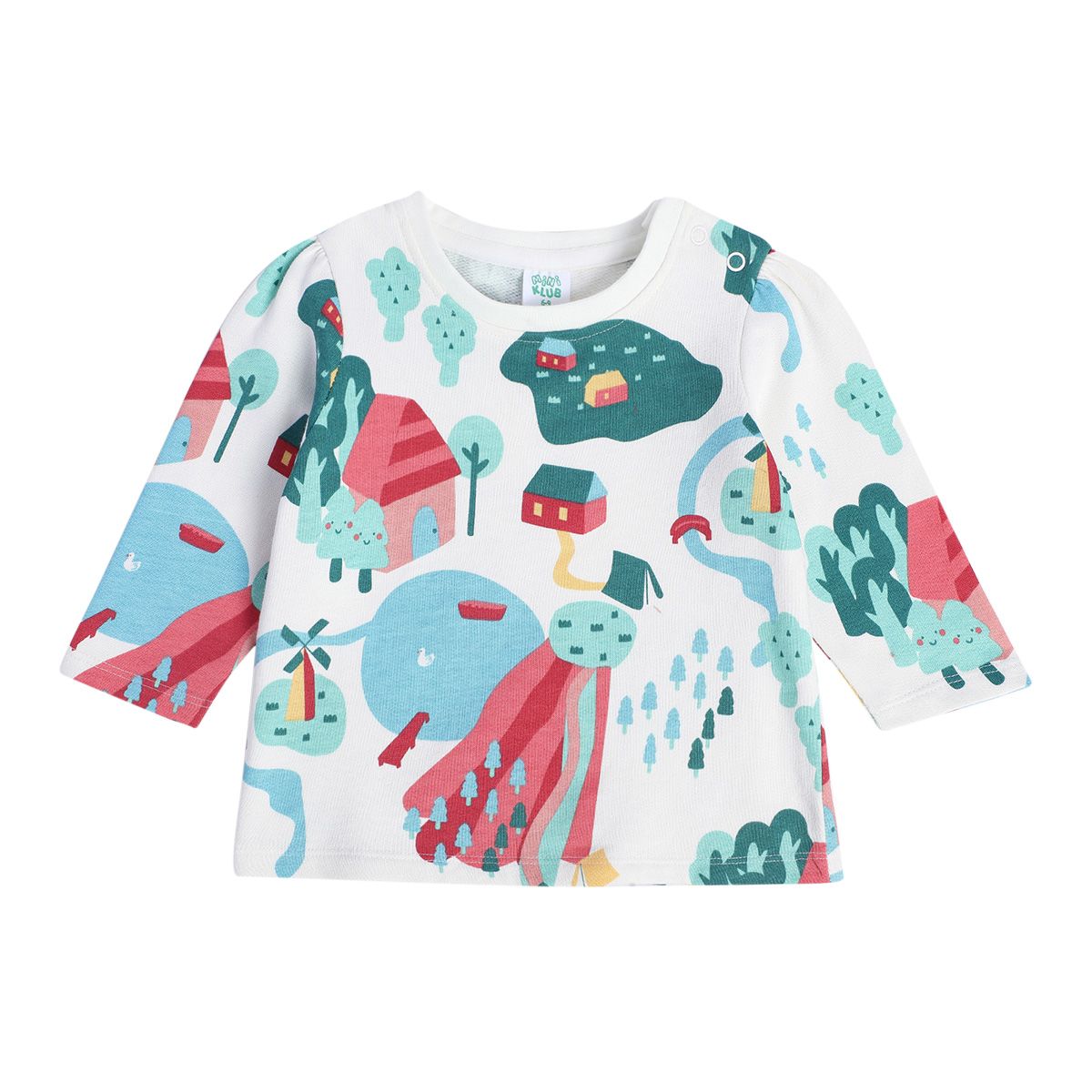 Girls White Knit Top