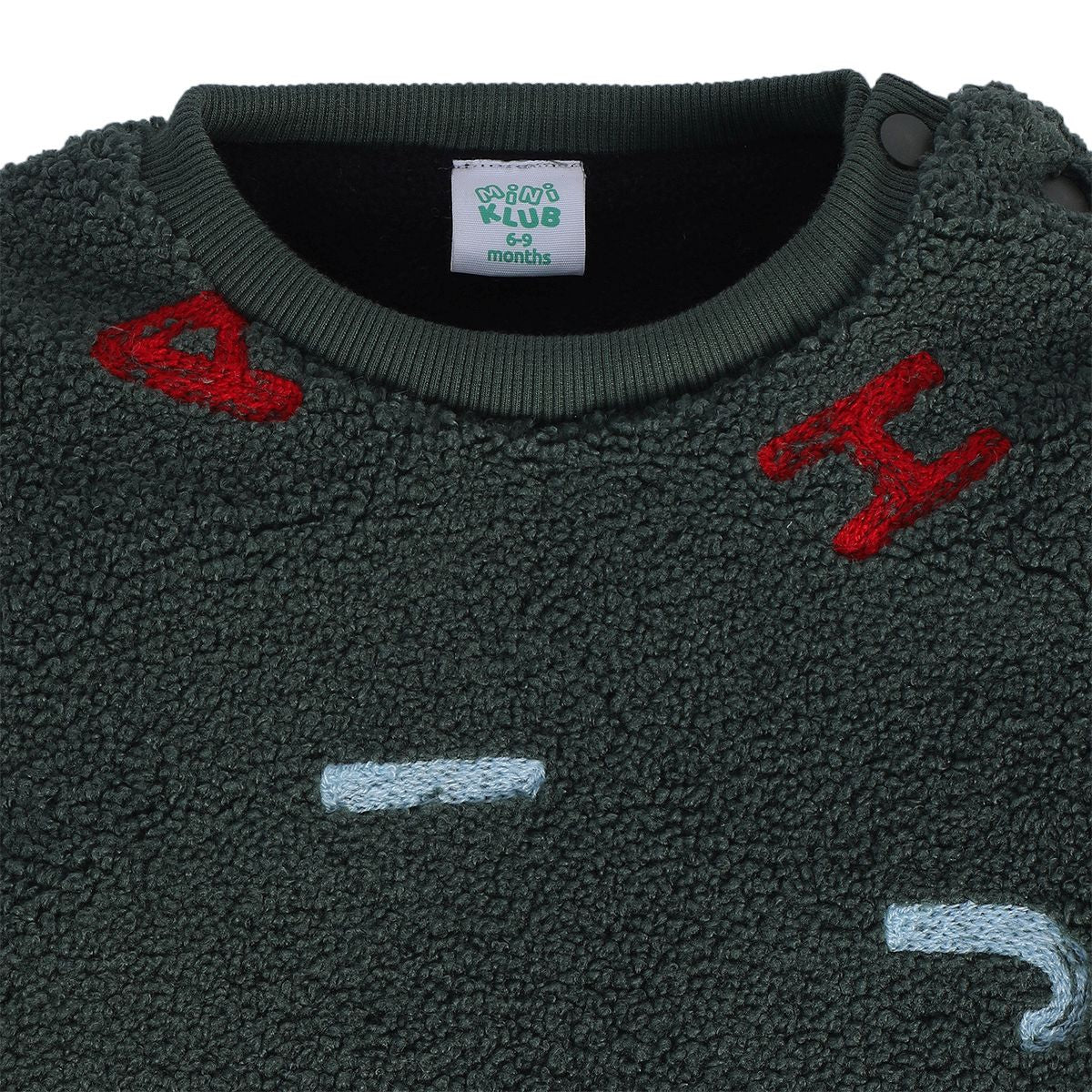 Boys Green Pack Of 1 Sweat Shirt