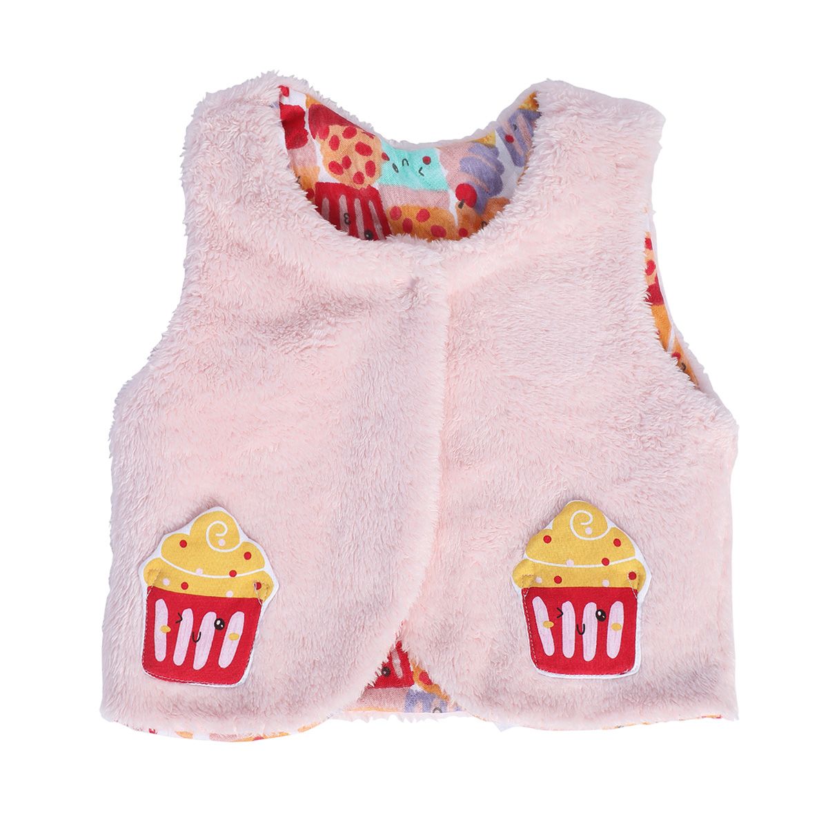 Girls Pink Pack Of 1 Gilet