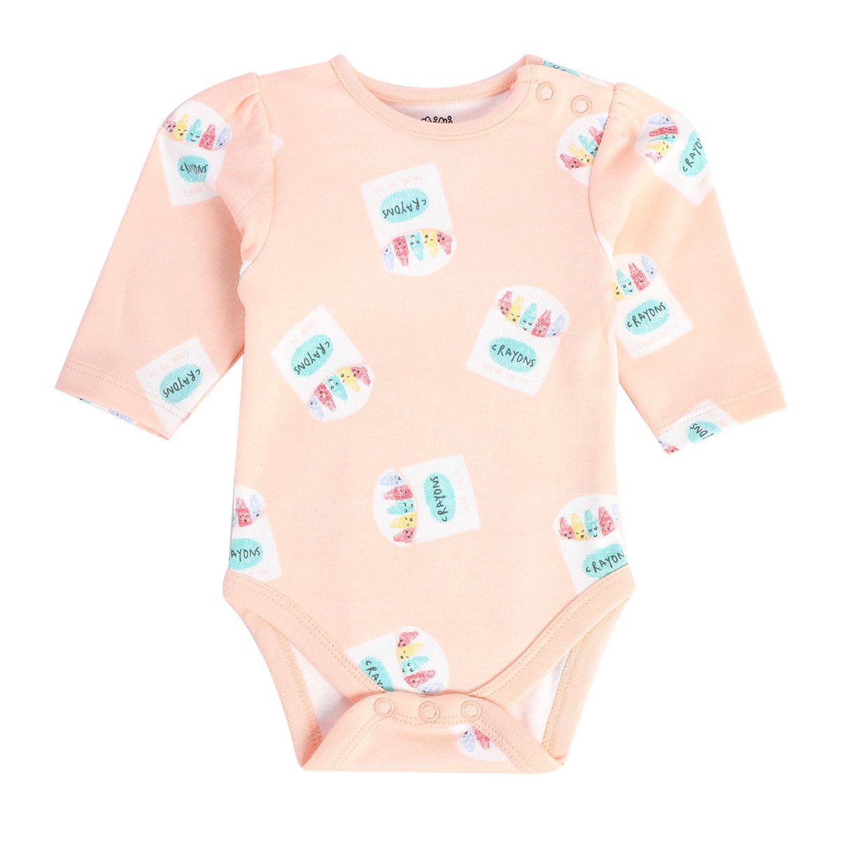 Girls Multicolor Pack Of 3 Body Suit