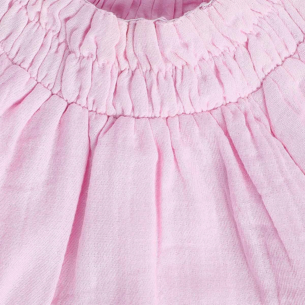 Girls Pink Pack Of 1 Woven Top