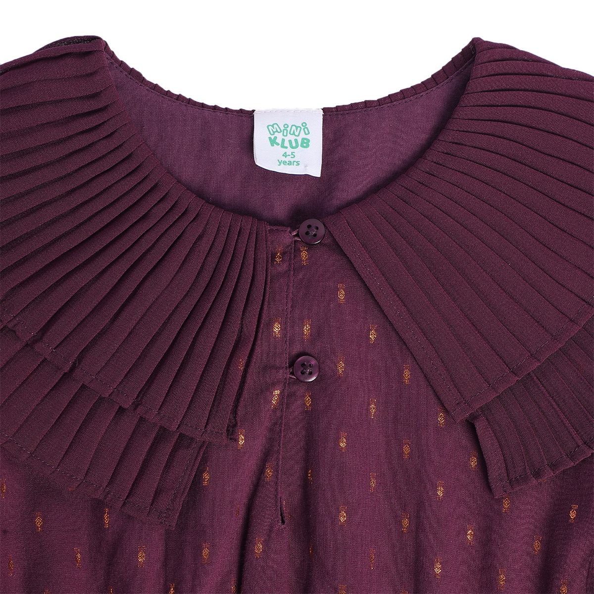 Girls Wine Pack Of 1 Dress