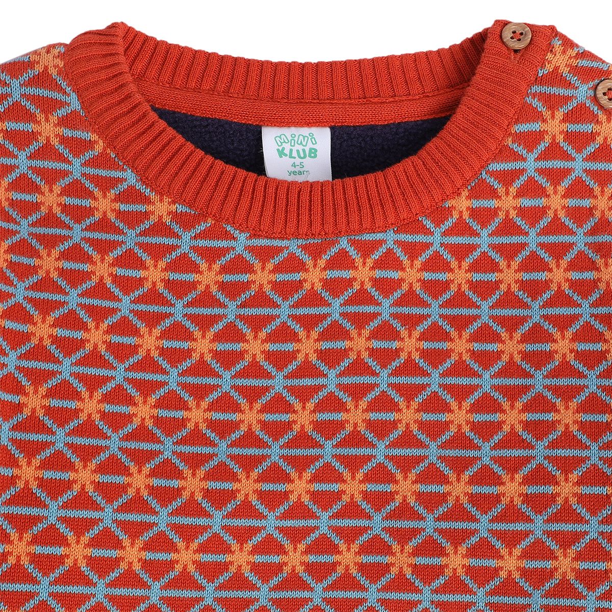 Boys Orange Sweater