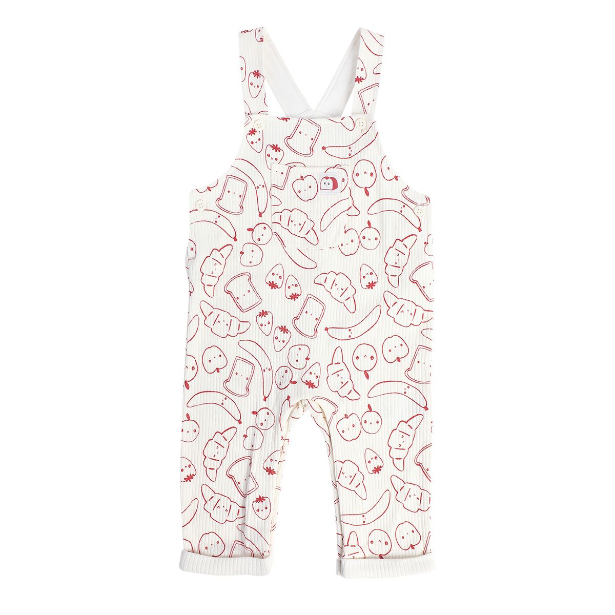 Boys Multicolor Pack Of 2 Dungaree Set