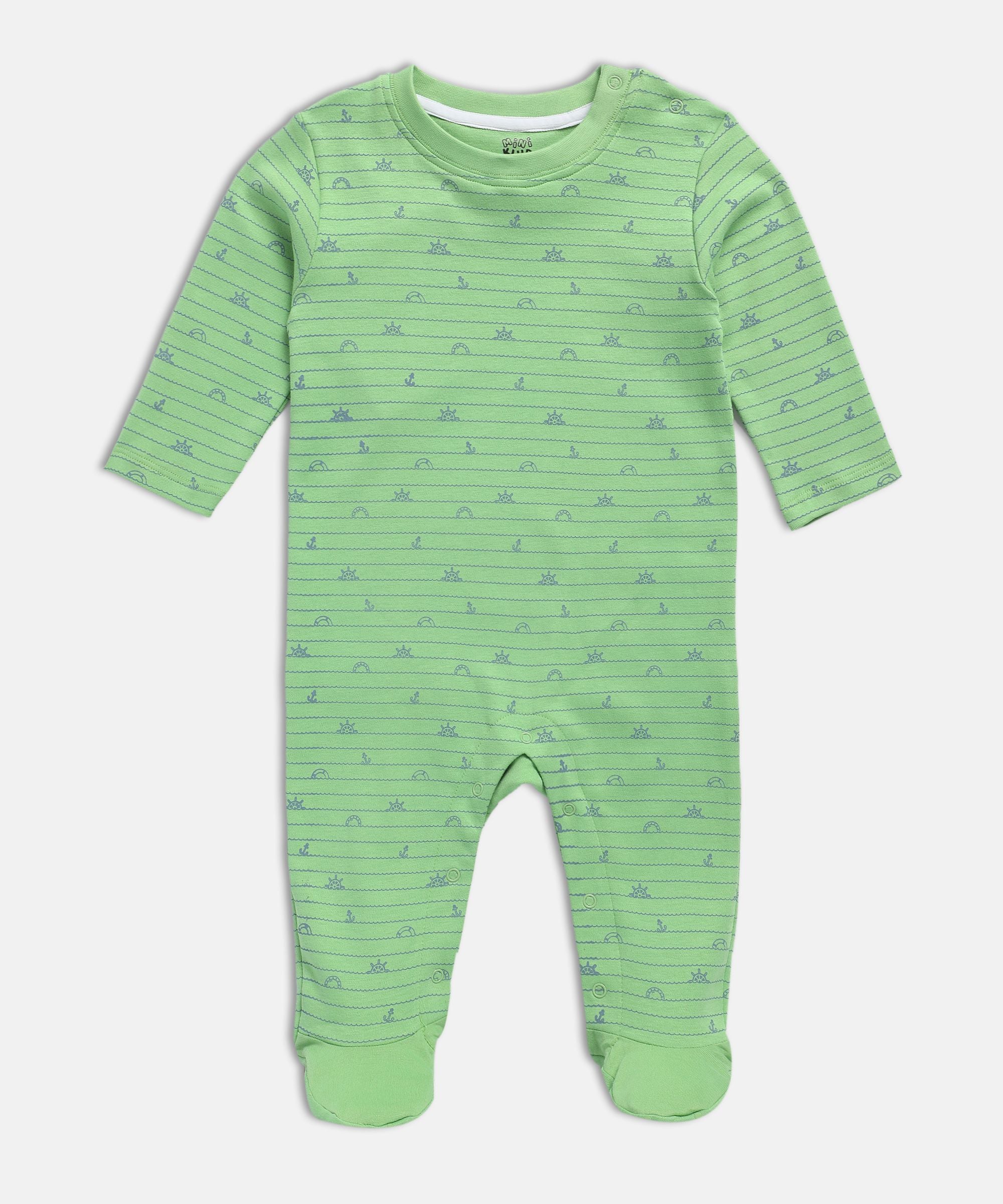 Boys Multicolor Pack Of 2 Sleep Suit