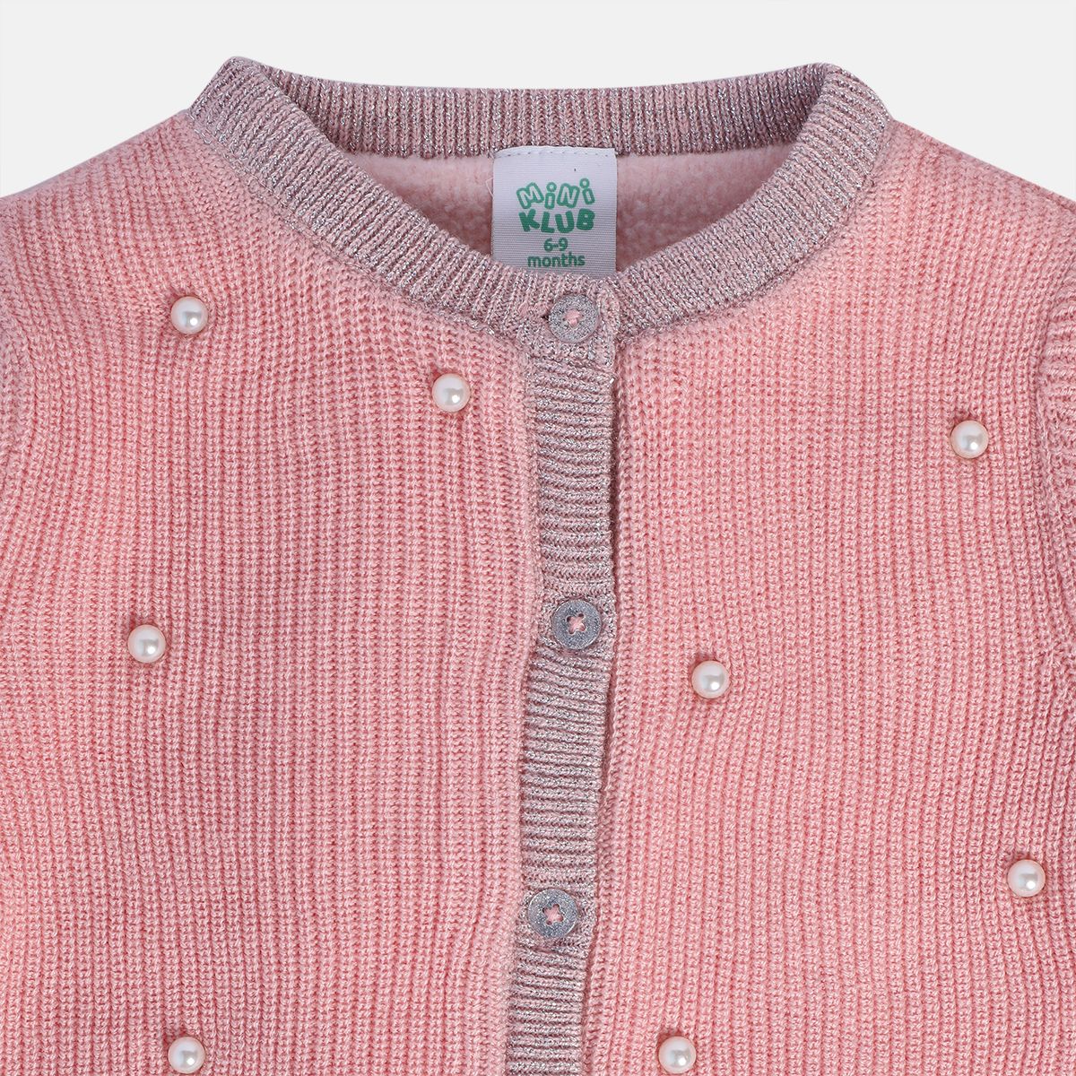 Girls Pink Pack Of 1 Sweater