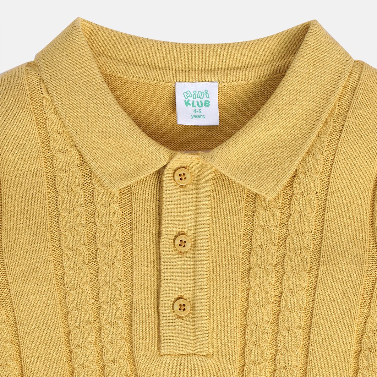 Boys Mustard Polo