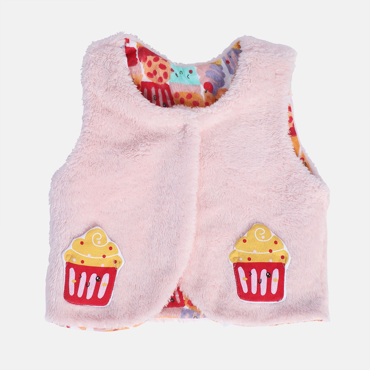 Girls Pink Pack Of 1 Gilet