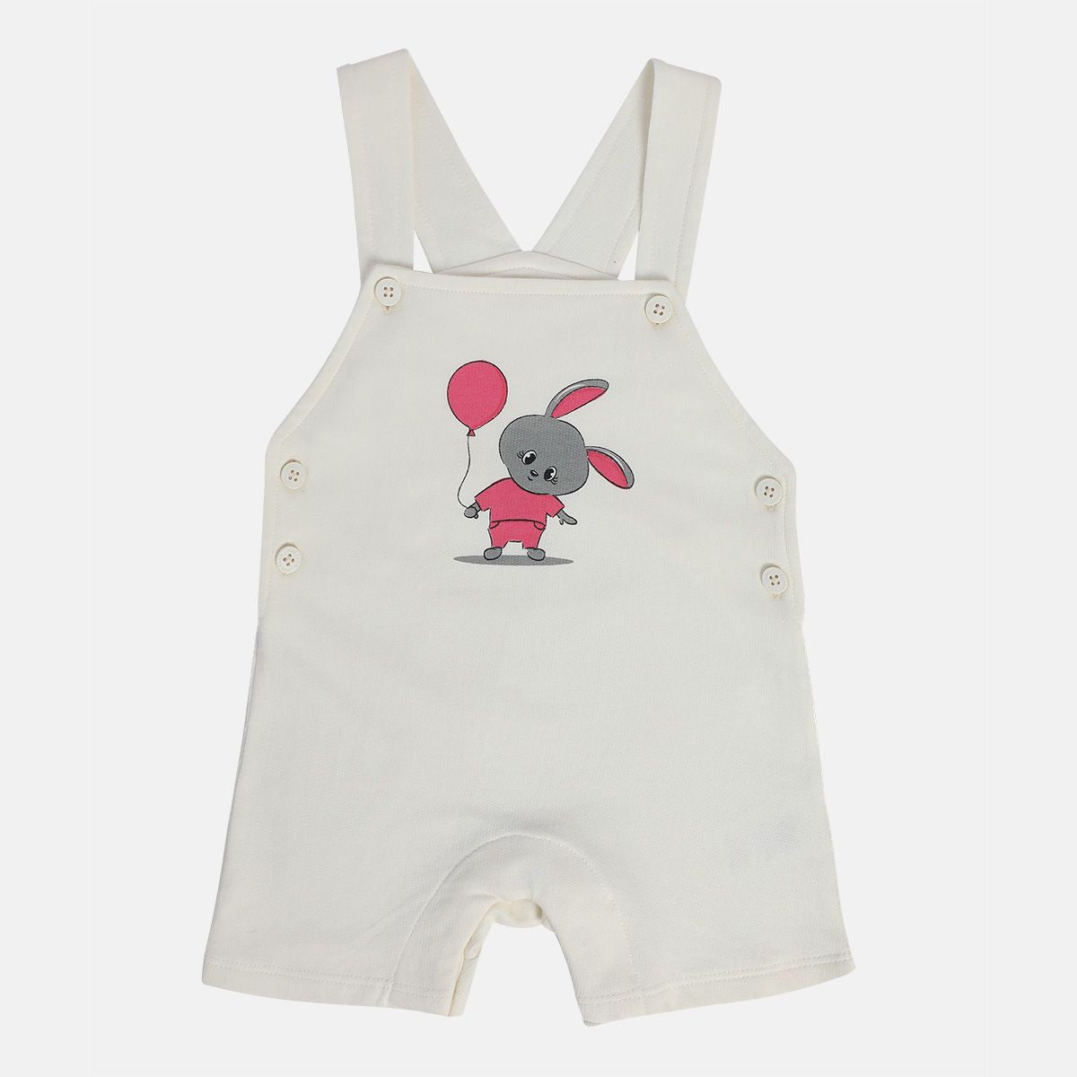 Girls Multicolor Pack Of 2 Dungaree Set