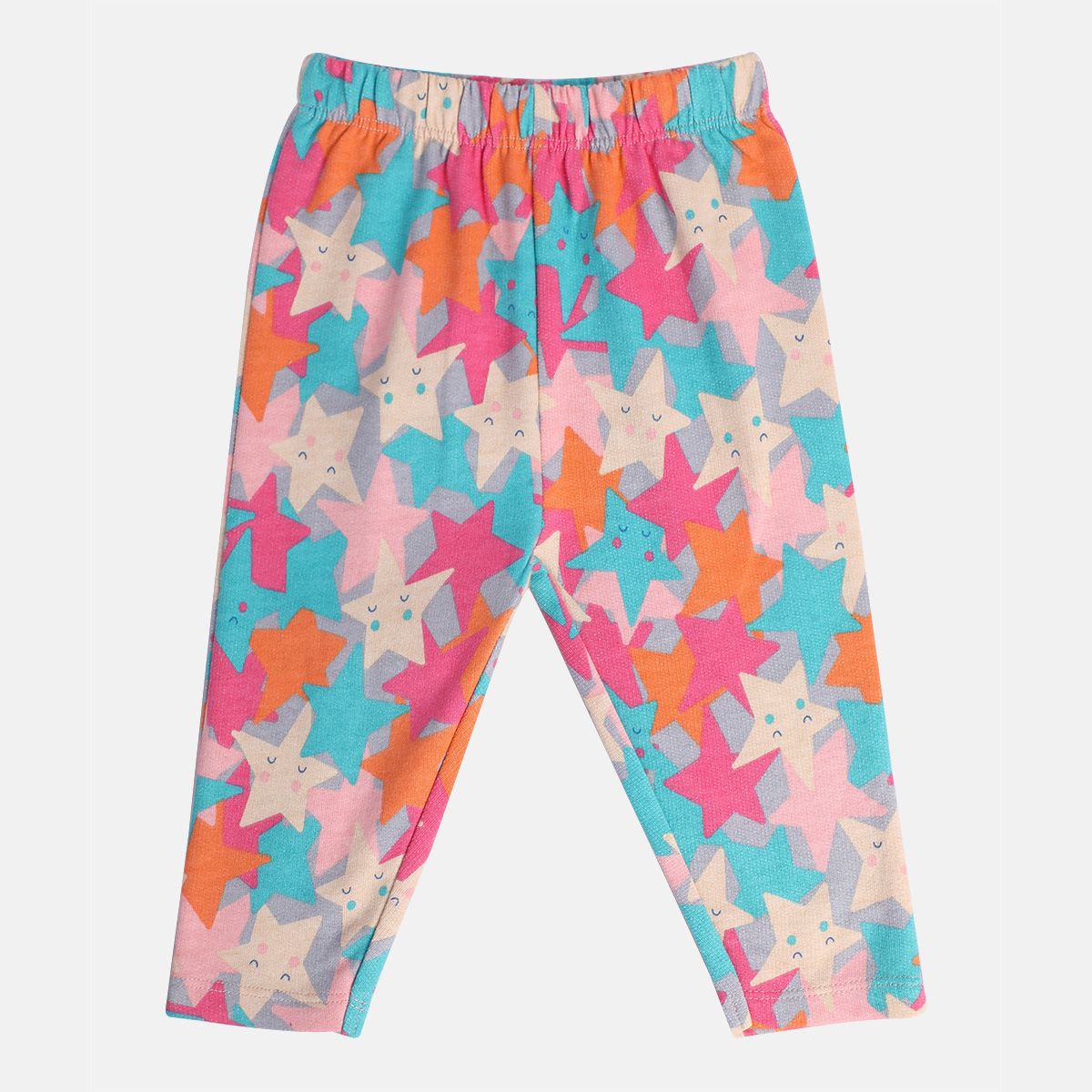 Girls Multicolor Pack Of 3 Knit Bottom