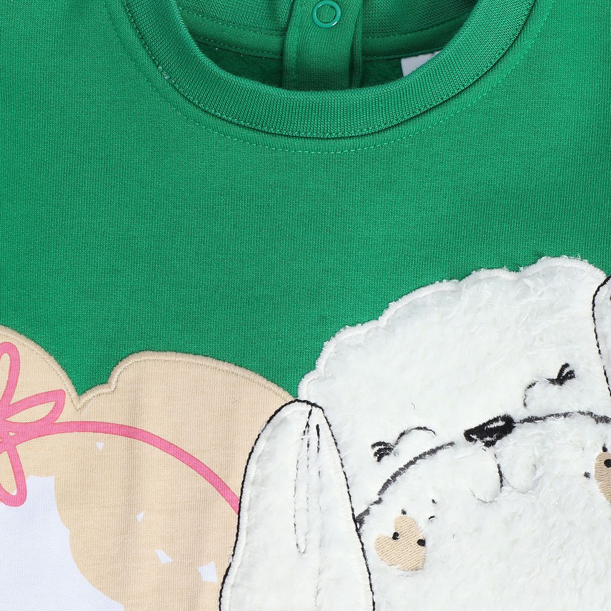 Girls Green Pack Of 1 Sweat Shirt