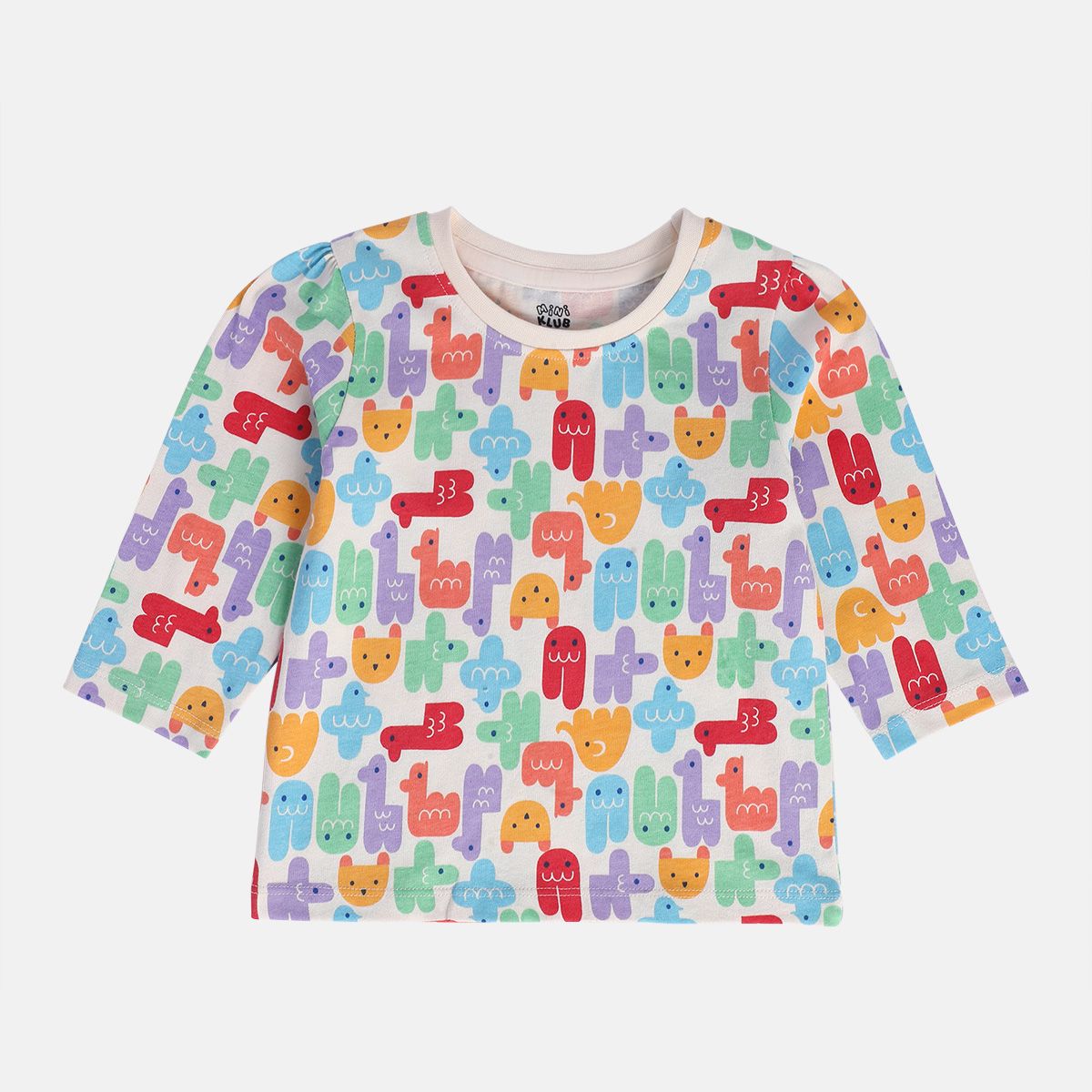 Girls Multicolor Pack Of 3 Knit Top