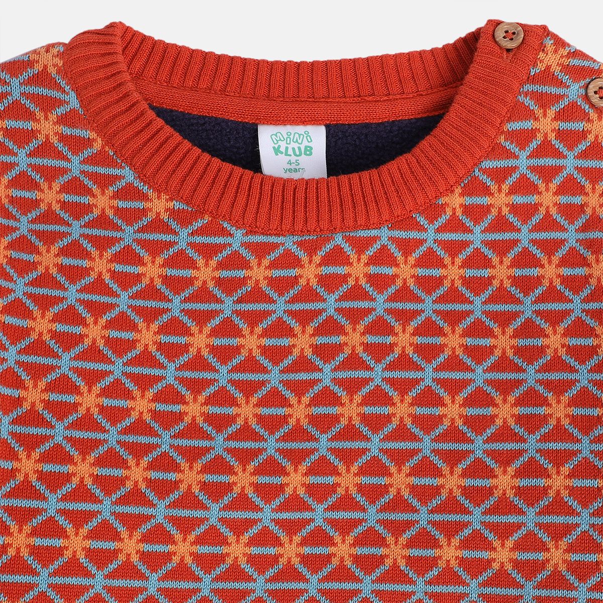 Boys Orange Sweater