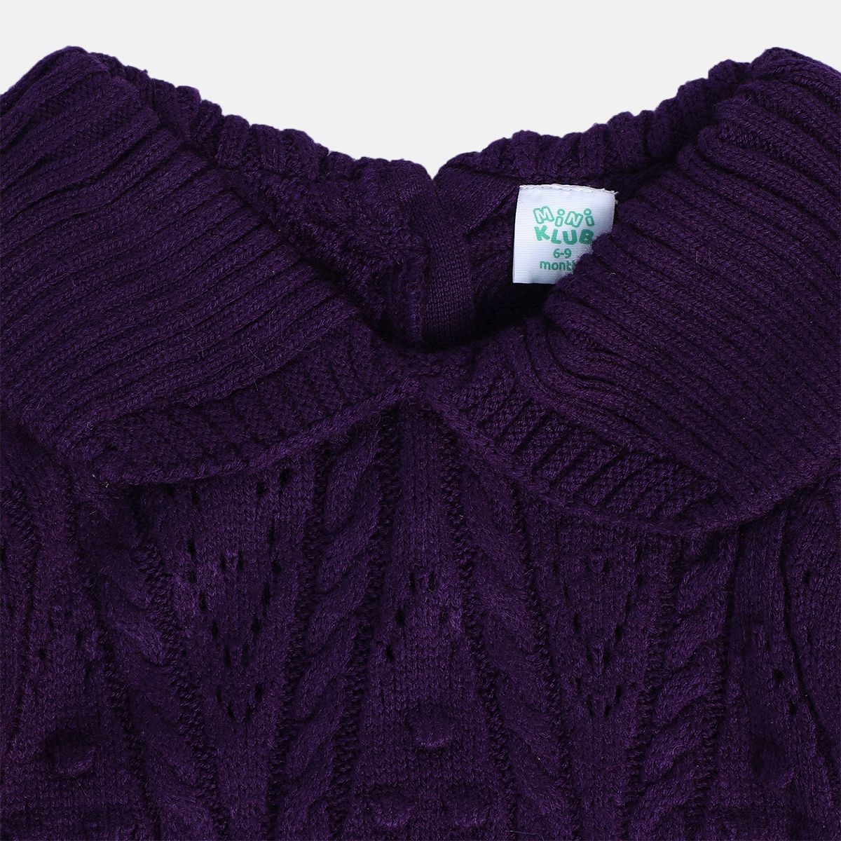 Girls Purple Pack Of 1 Sweater