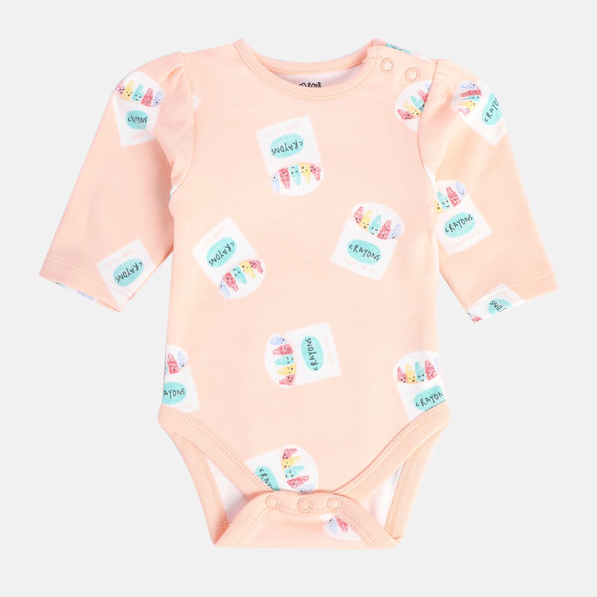 Girls Multicolor Pack Of 3 Body Suit