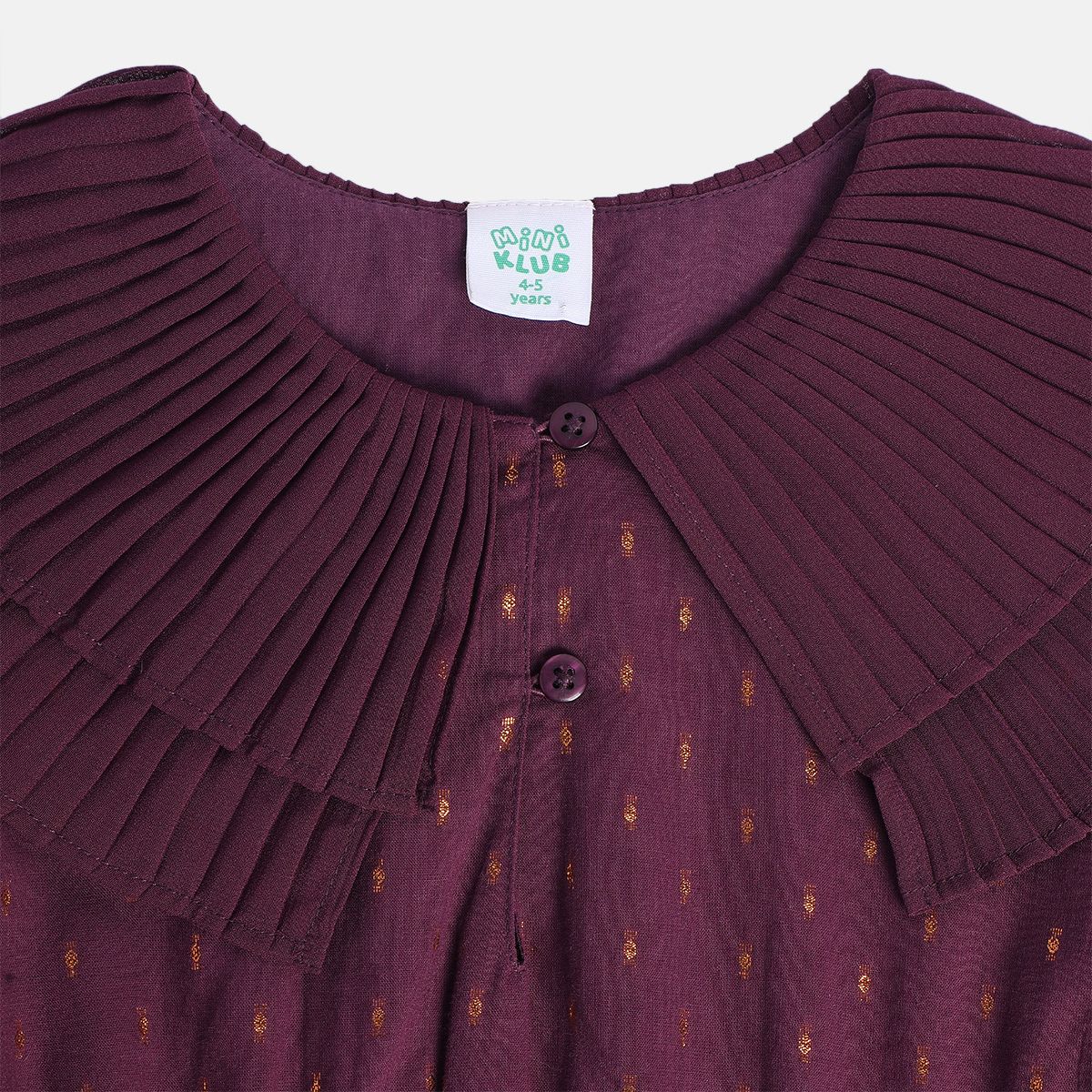 Girls Wine Pack Of 1 Dress