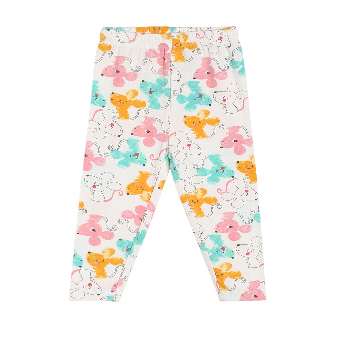 Girls Multicolor Pack Of 3 Legging