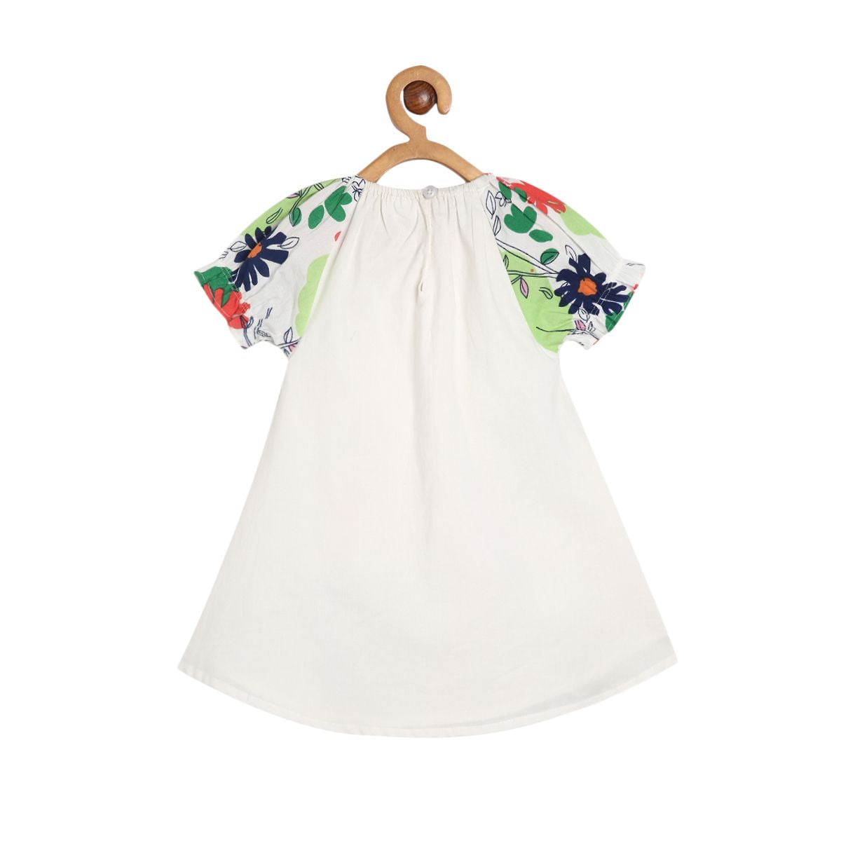 Girls White Pack Of 1 Dress