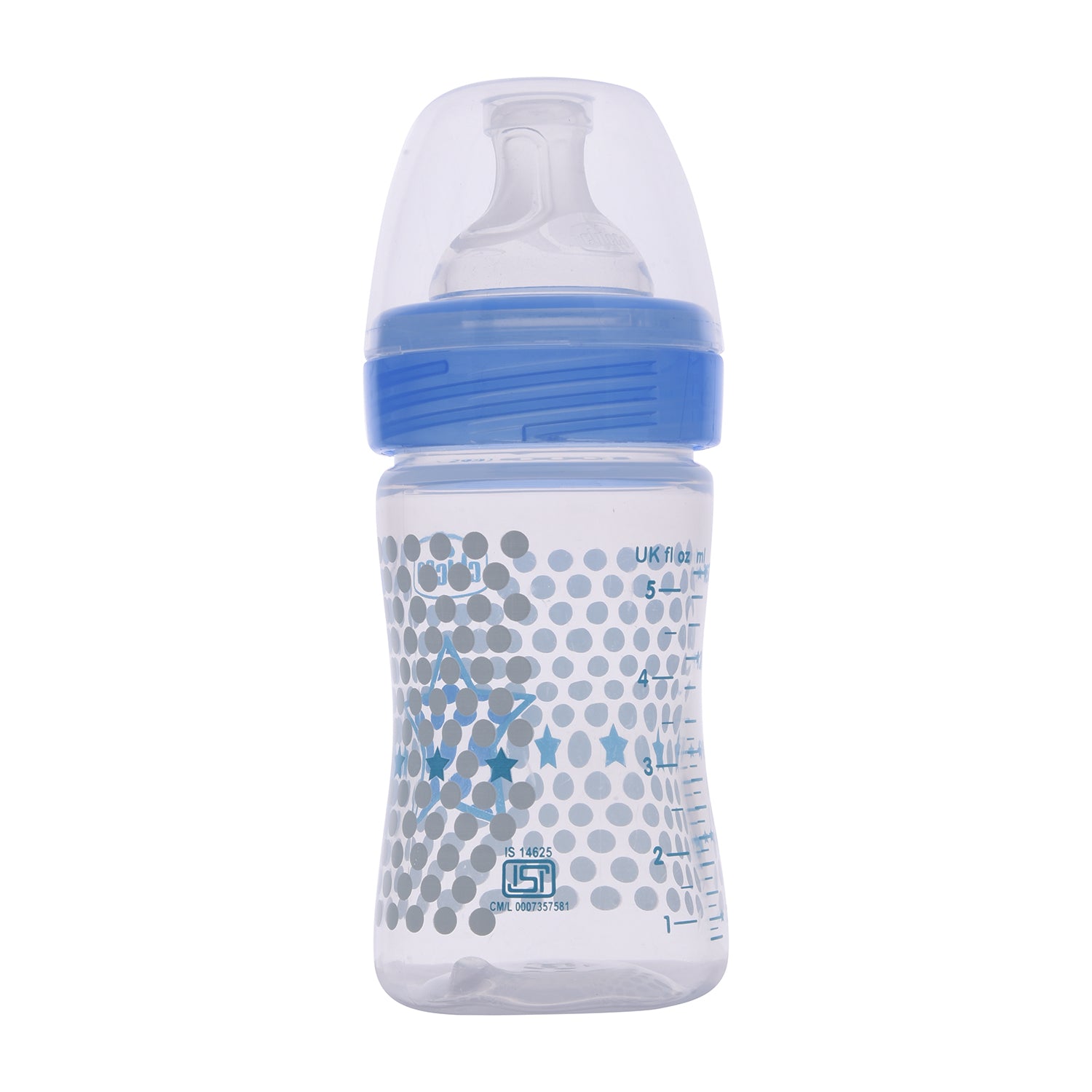 WellBeing Bi-Pack Feeding Bottle (150ml Slow) (Blue)