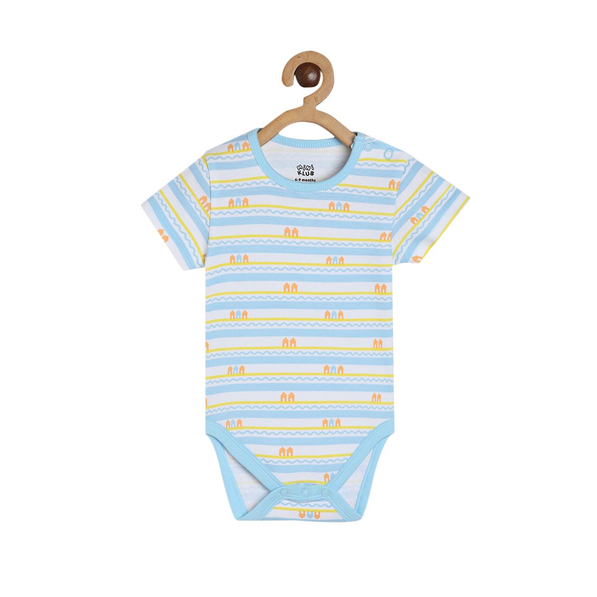Boys Multicolor Pack Of 3 Body Suit