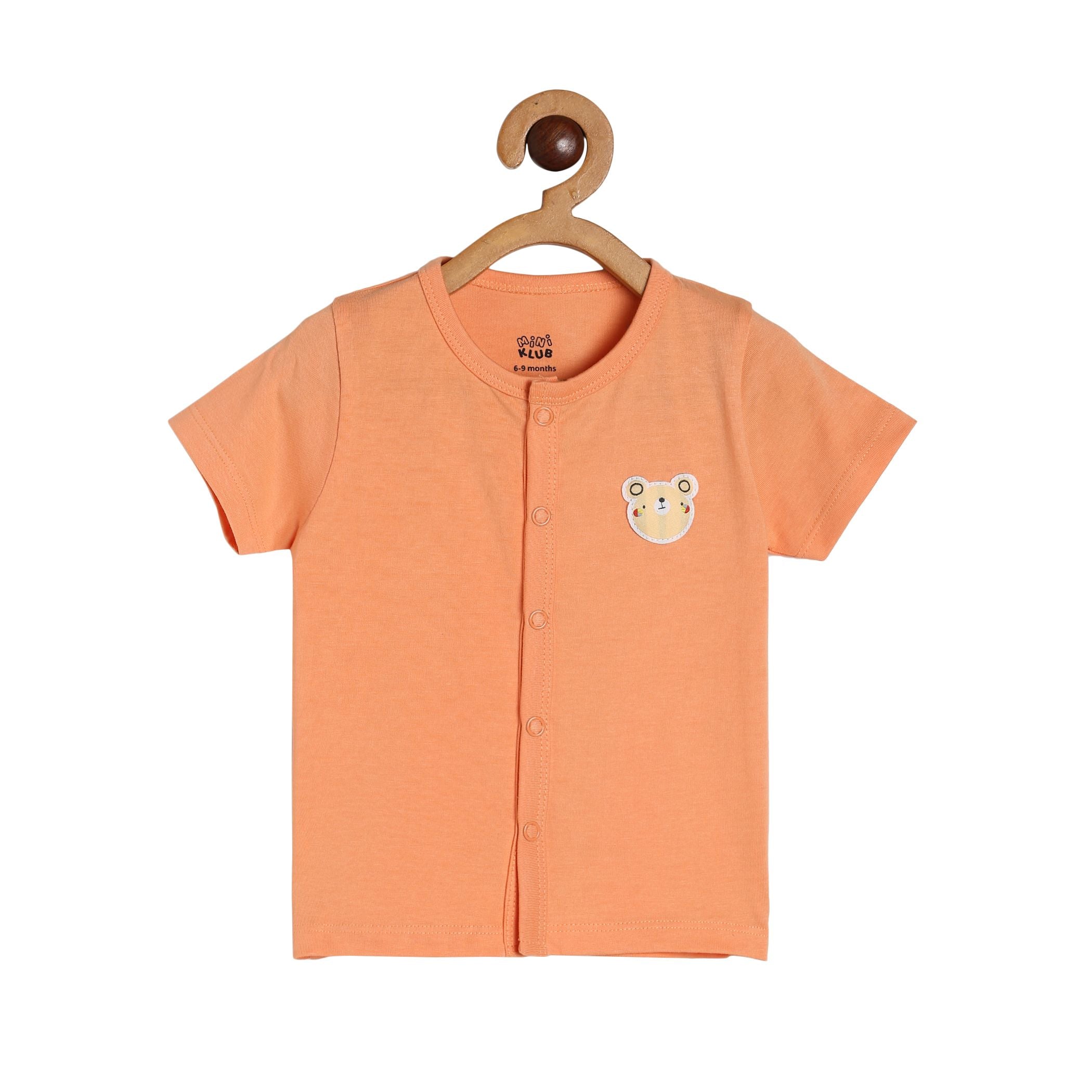 Boys Coral Front Open Vest