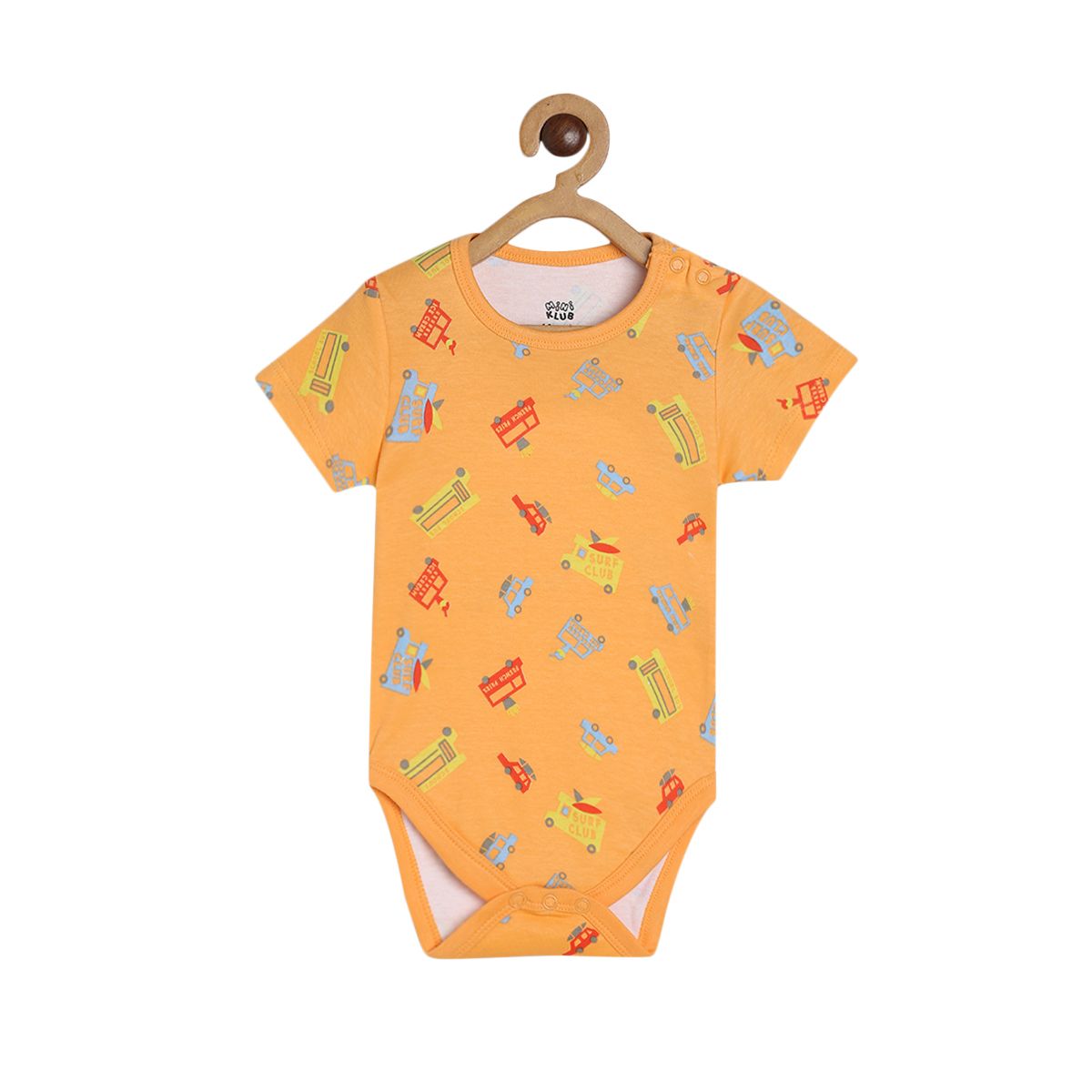 Boys Multicolor Pack Of 3 Body Suit