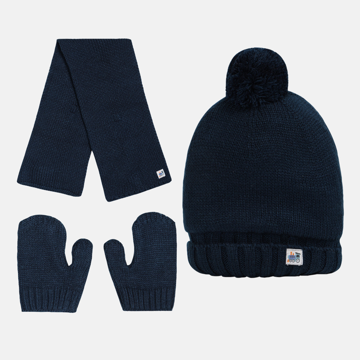 Boys  Winter Accessories Set - Navy Blue
