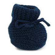 Baby Boy Booties, Navy Blue