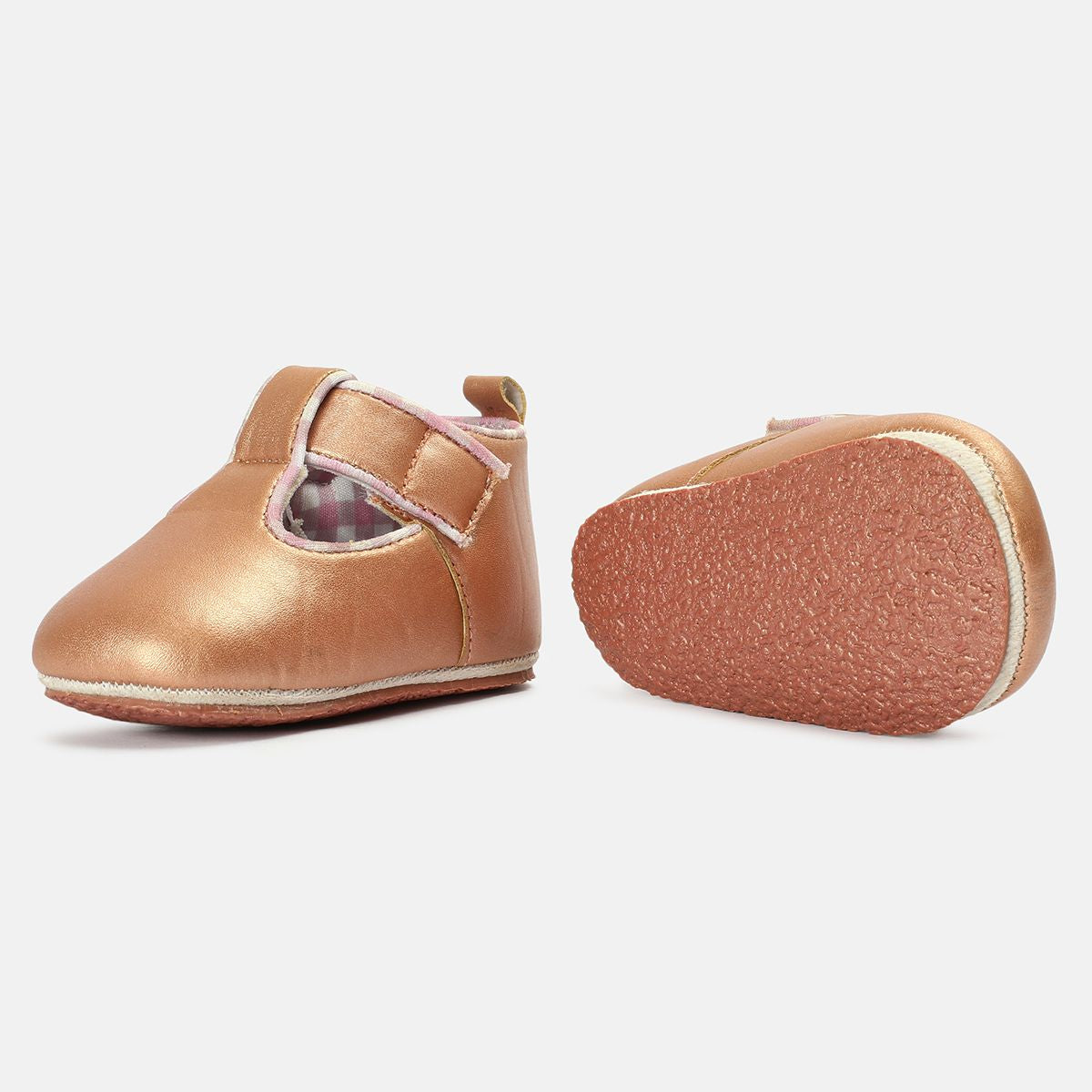 Miniklub Baby Pink Color Pair of Soft Sole Boots