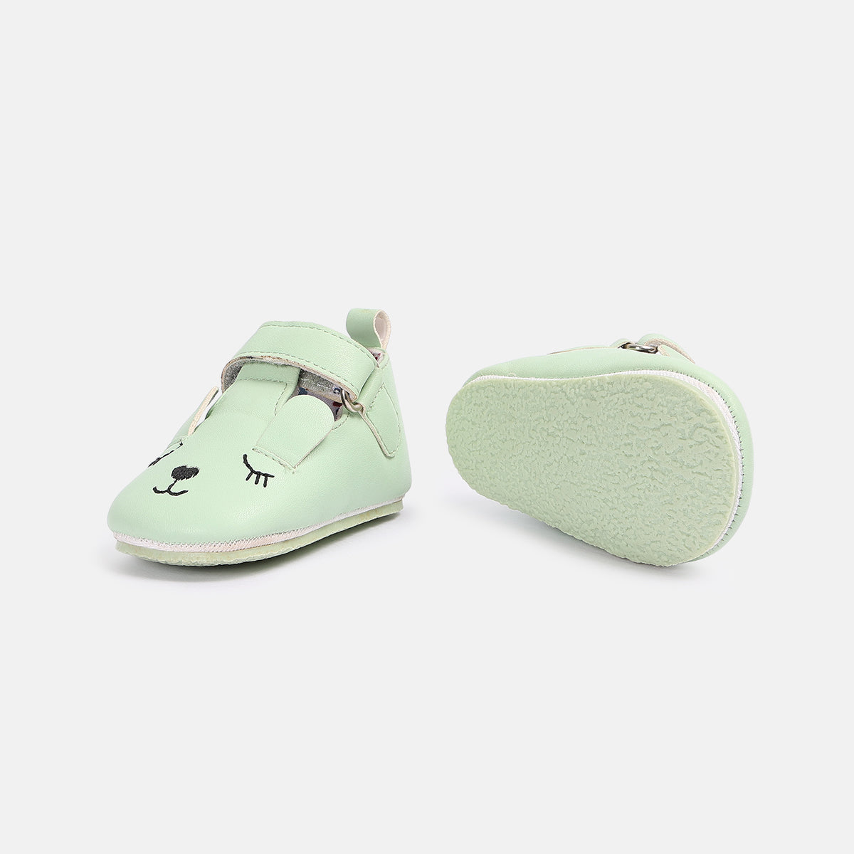 Girls Lime/Cream Boots