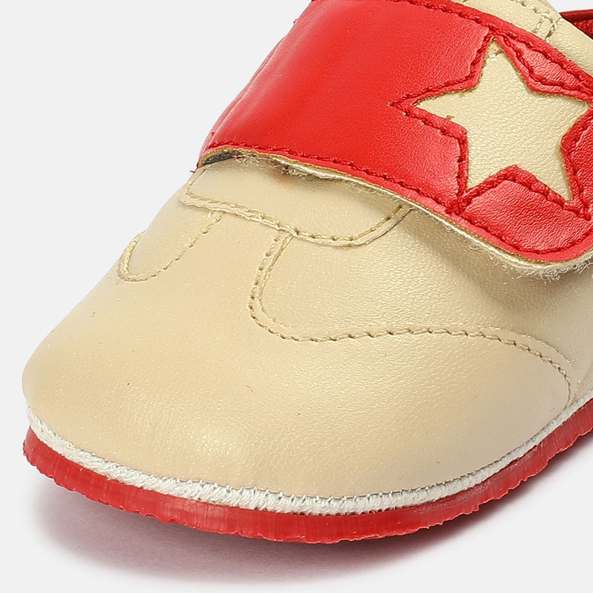Miniklub Baby Cream Color Pair of Soft Sole Shoes