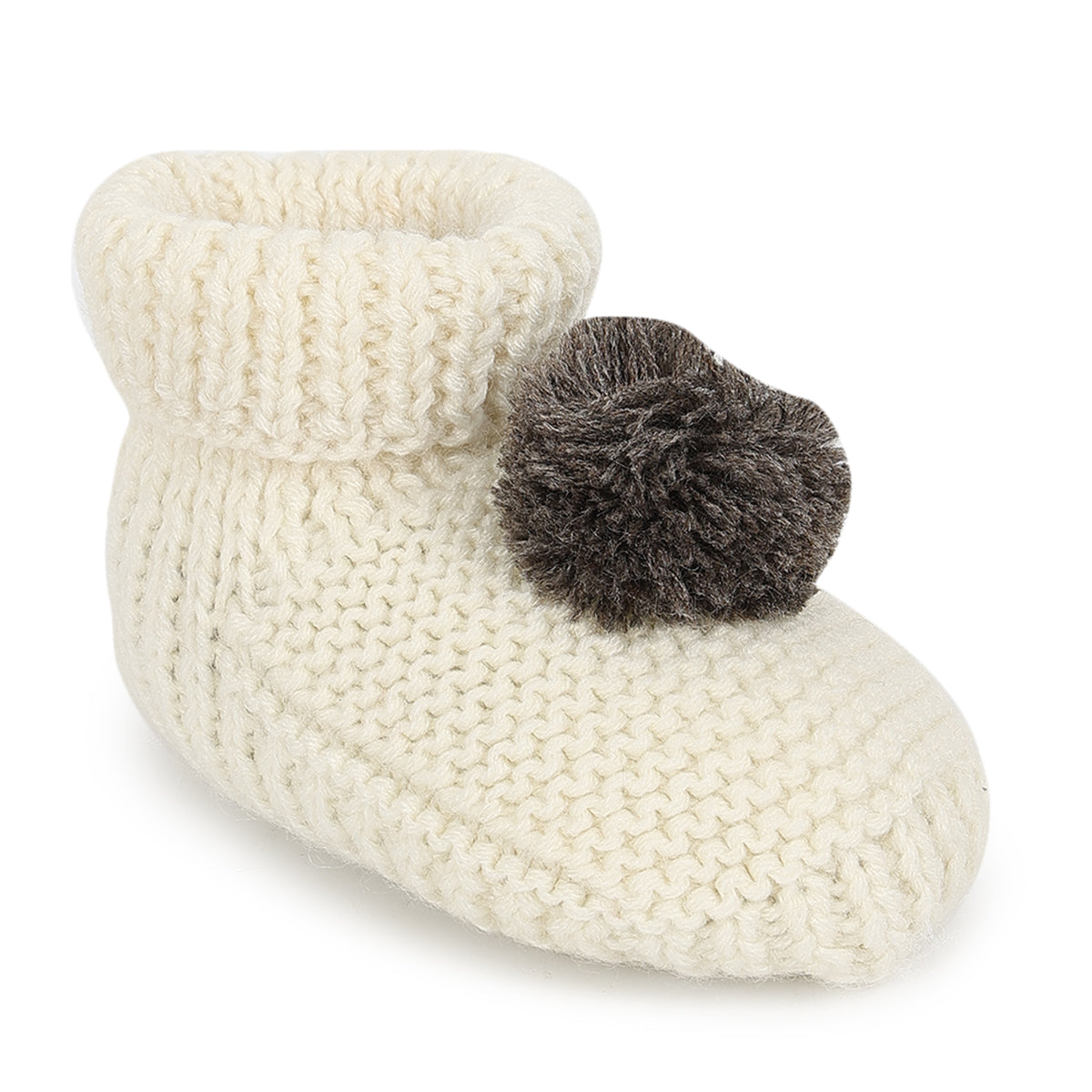 Baby Unisex Booties, White