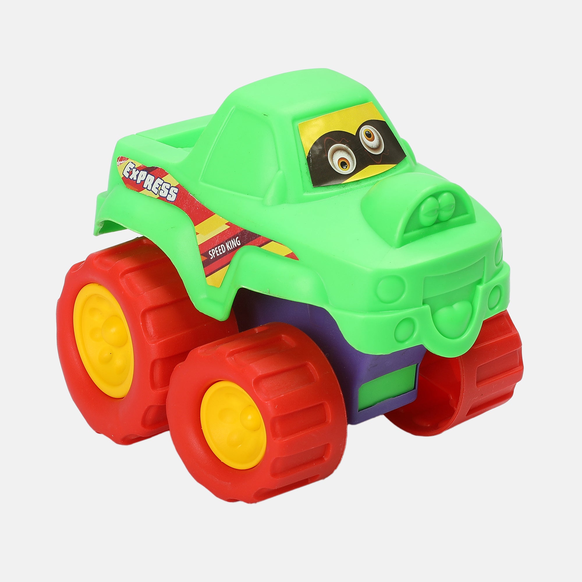 Mini Monster Free Wheel Car Green